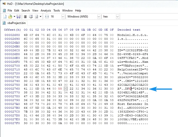 hex editor